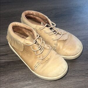 Freshly Picked Tan Leather Fringe Sneaker Moccasins
